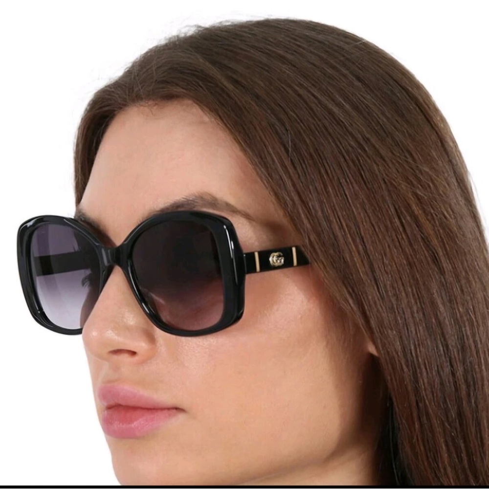 Gucci GG0762S Marmont Logo Butterfly black Sunglasses